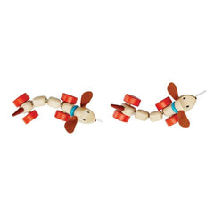 PlanToys Happy Puppy Pull Along Toy