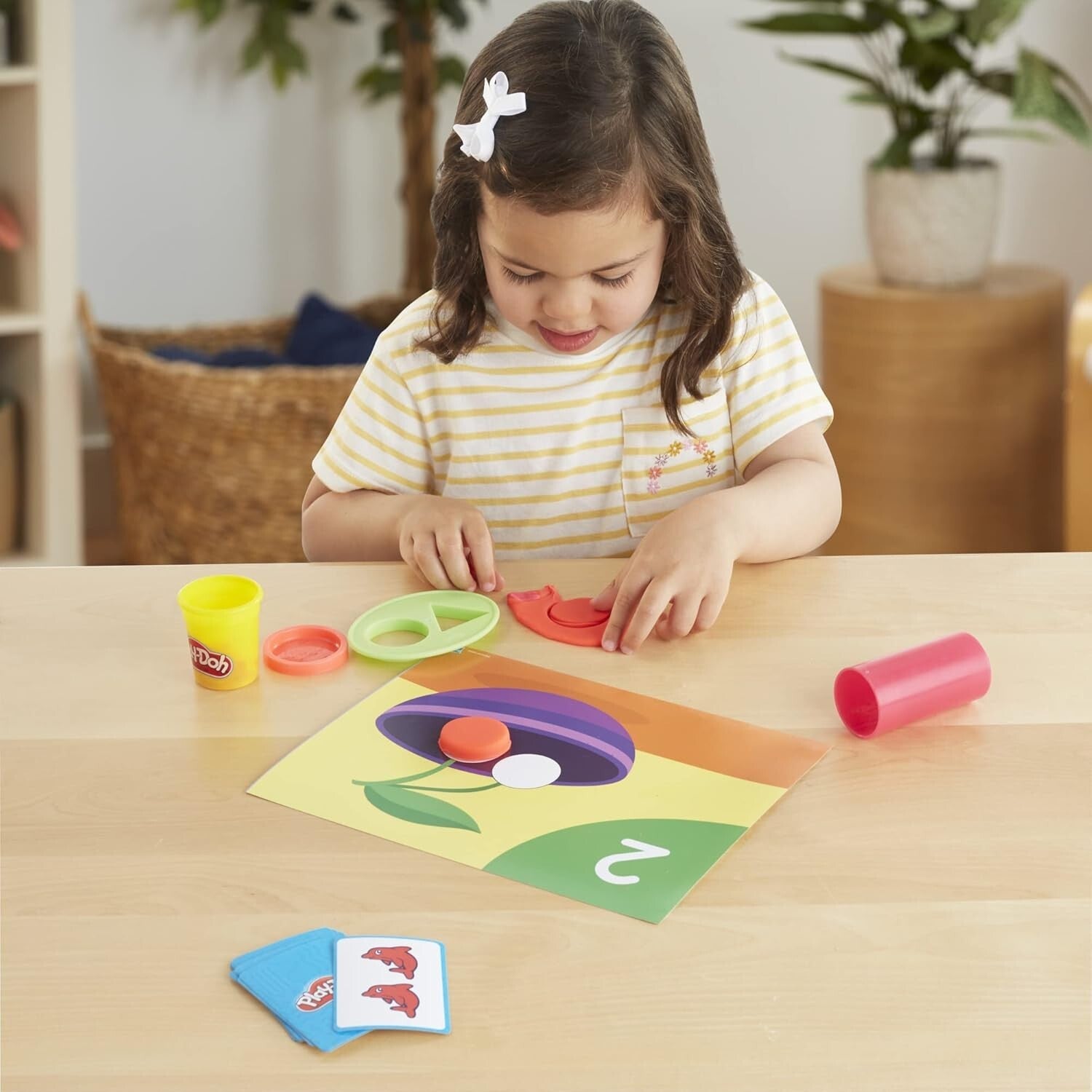 Play-Doh Create Shape and Count Numbers Playset Playmats Flashcards Ages 2+