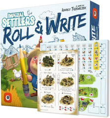 Portal Games Imperial Settlers Roll and Write Build Harvest Board Game