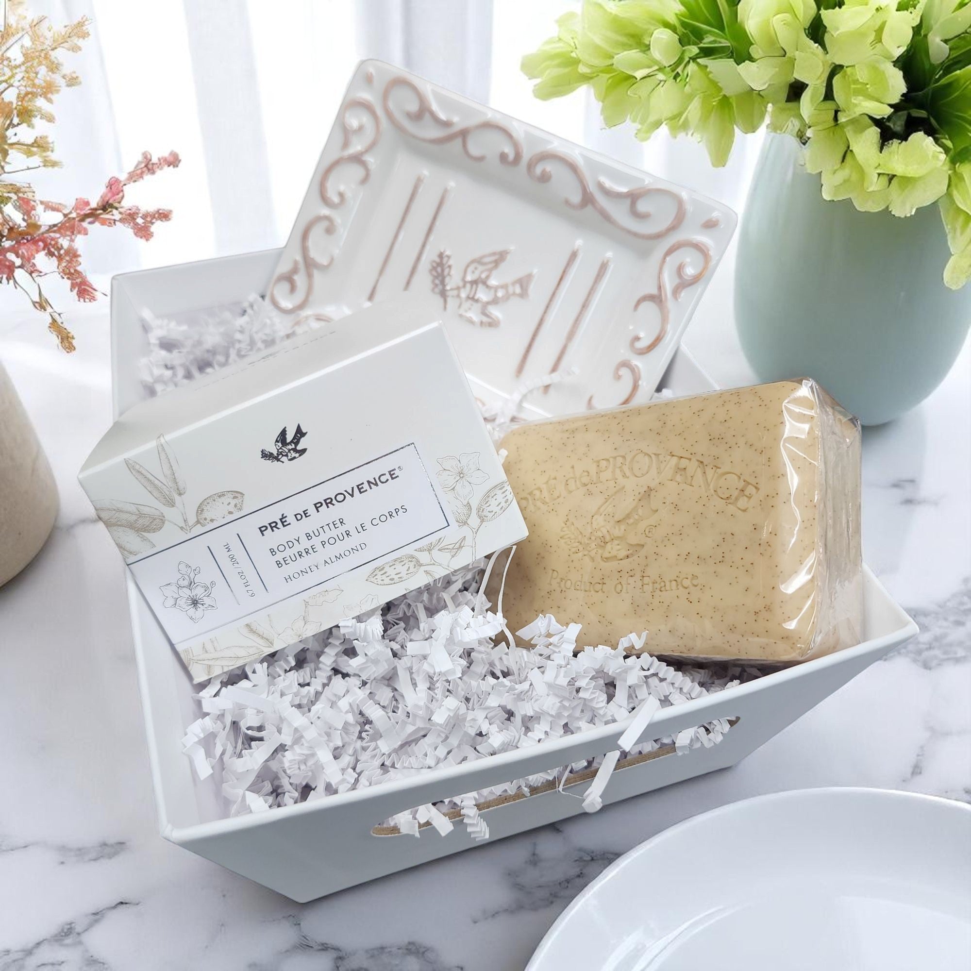 Pre De Provence Body Butter, Soap, and Dish Gift Box Set