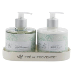 Pre De Provence White Gardenia Hand Soap, Lotion, and Caddy Gift Set