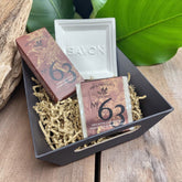 Pre De Provence No.63 After Shave Balm, Cube Soap, and Dish Gift Box