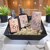 Pre De Provence No.63 Eau de Toilette, Hair & Body Wash, Lotion Gift Box