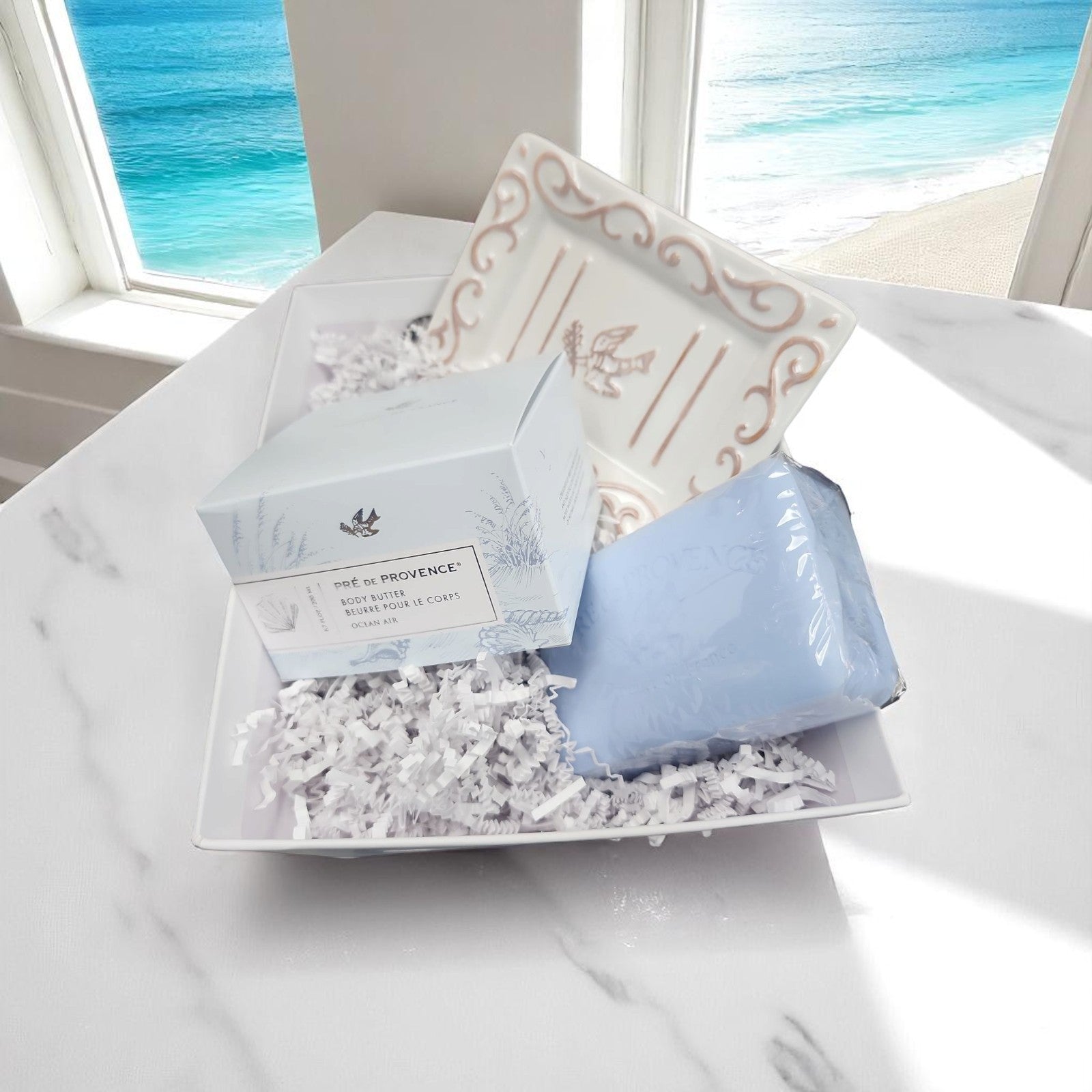 Pre De Provence Body Butter, Soap, and Dish Gift Box Set
