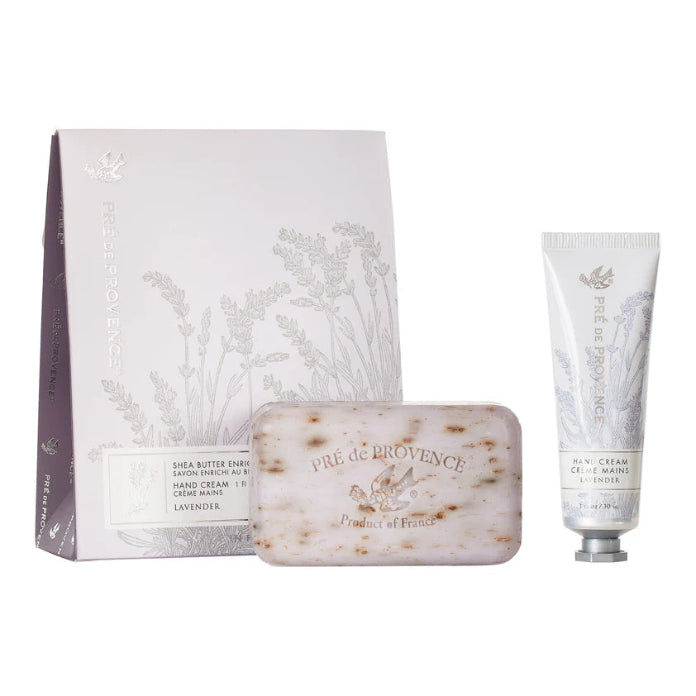 Pre De Provence Soap and Hand Cream Gift Set Lavender