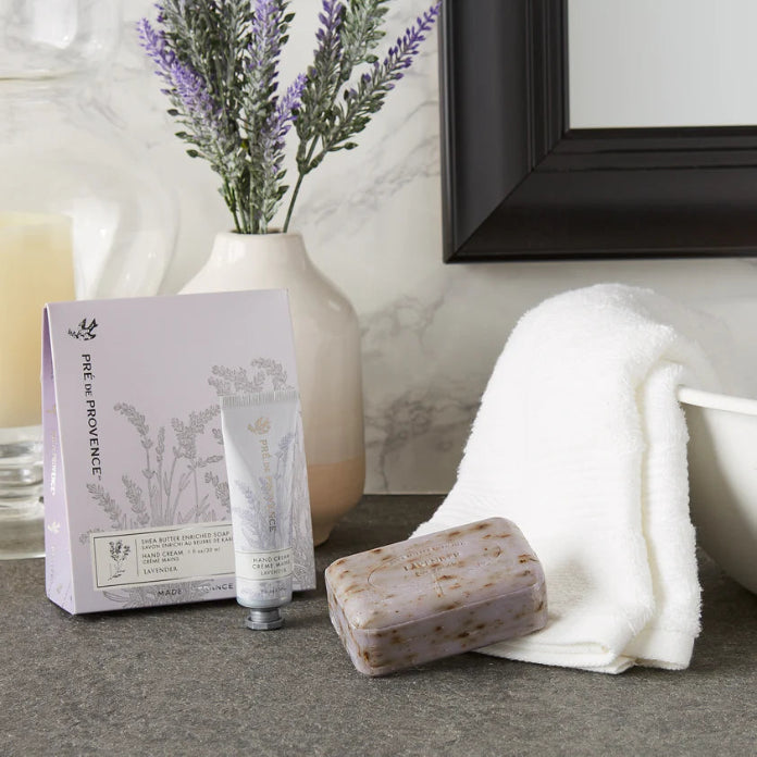 Pre De Provence Soap and Hand Cream Gift Set Lavender