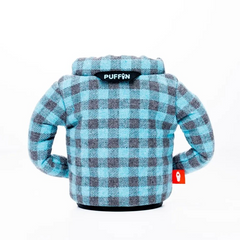 Puffin Lumberjack Flannel Insulated Can Cooler
