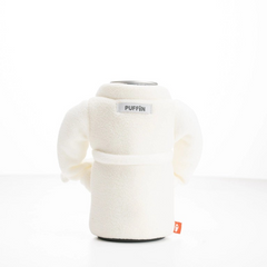 Puffin - The Spa Robe - Insulated 12 oz Can Cooler I Beer Bottle & Soda Can Insulator, Keep Drinks and Beverages Cold - Sandy White