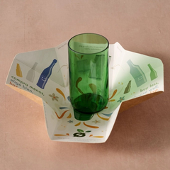 Recycled Glass Tumbler | Green (8 oz)