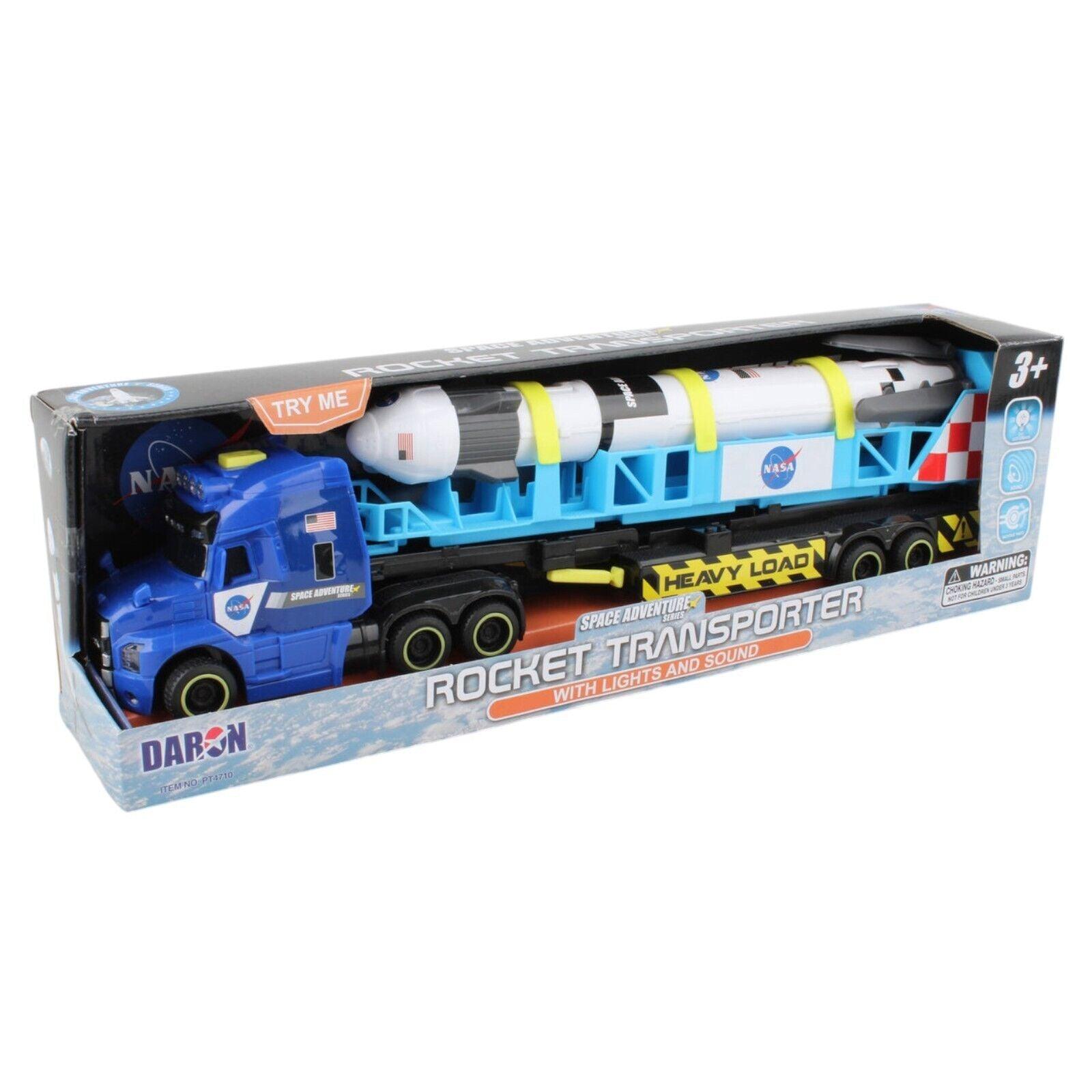 Rocket Transporter Big Rig with Lights and Sound