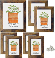 Rustic Farmhouse Gallery Wall Frame Set (7-Pack)