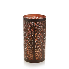 Rustic Forest Silhouette Candle Lantern | River Birch