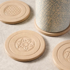 Sacred Geometry Ceramic Coasters
