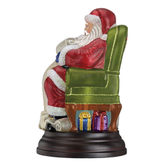 Santa Checking His List Christmas Light