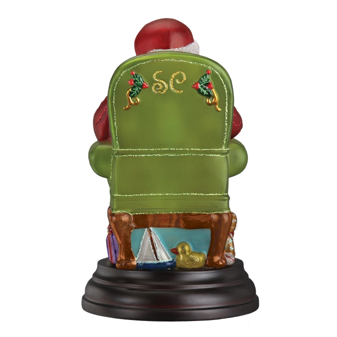 Santa Checking His List Christmas Light