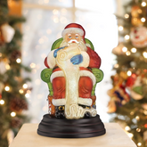 Santa Checking His List Christmas Light