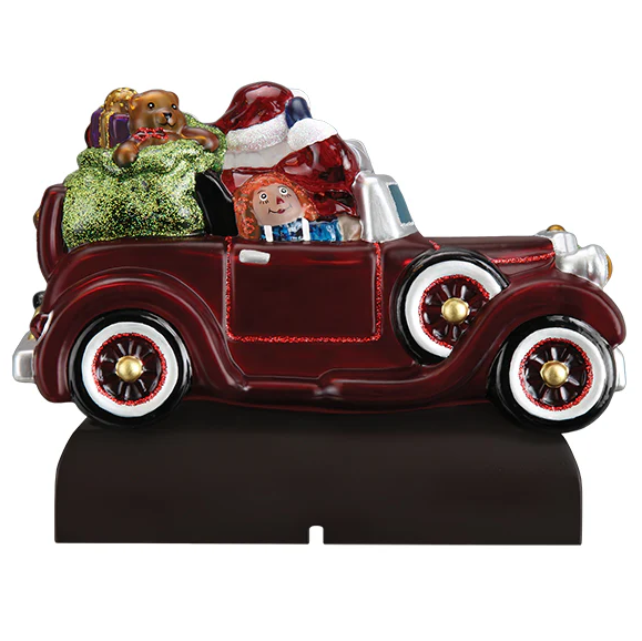 Santa in Antique Car Christmas Light