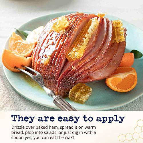 Savannah Bee Company Acacia Honeycomb - All Natural, Pure, Edible and Unfiltered - 5.6 oz