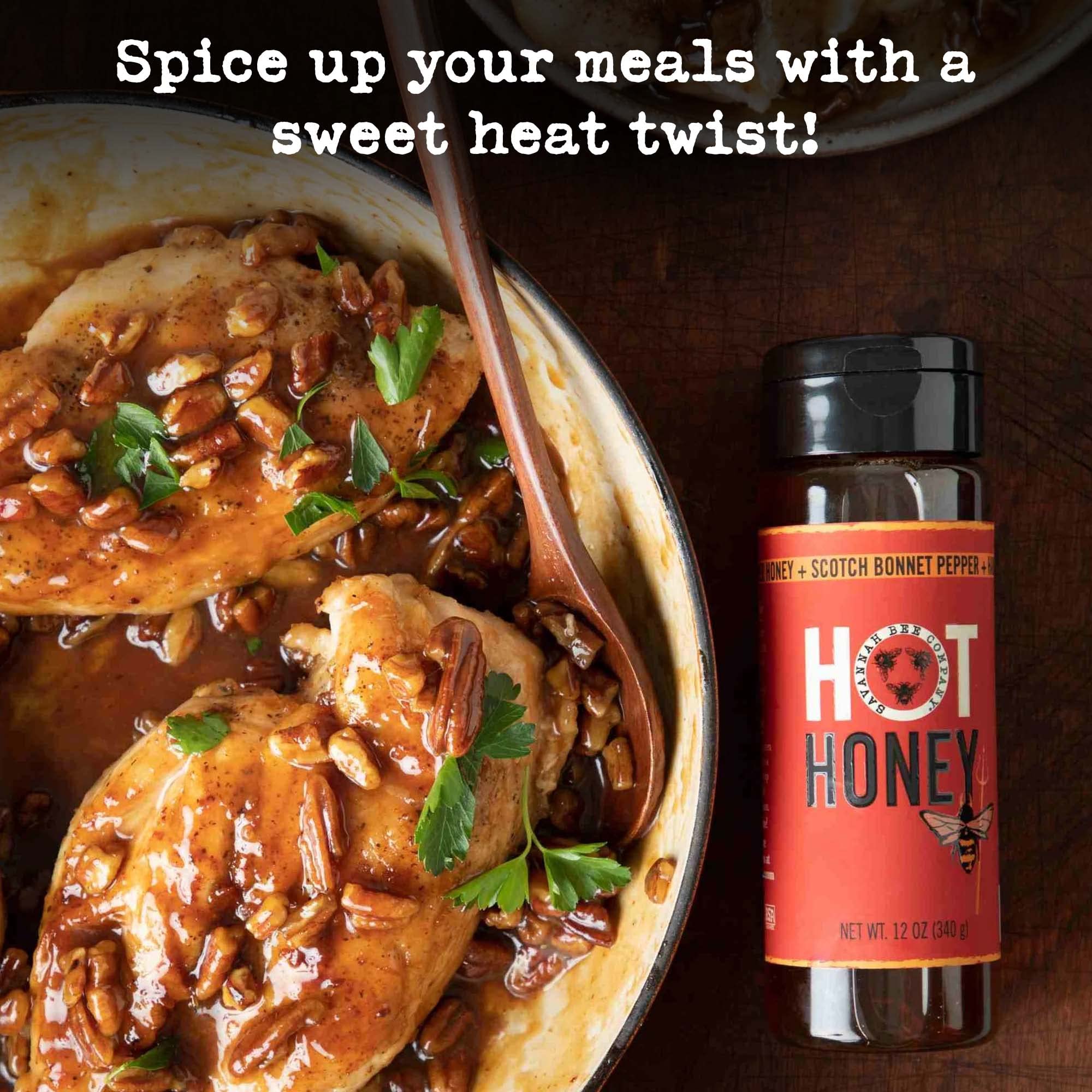 Savannah Bee Company Hot Honey | 12 oz Squeeze Bottle