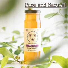 Savannah Bee Company Tupelo Raw Honey | Pure, Natural | 12 oz Jar