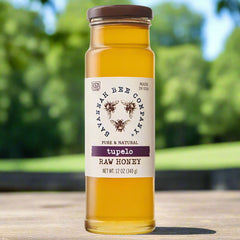 Savannah Bee Company Tupelo Raw Honey | Pure, Natural | 12 oz Jar