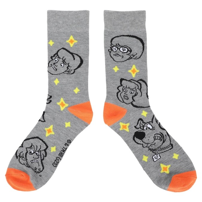 Scooby Doo & Gang 5 Pair Men's Crew Socks