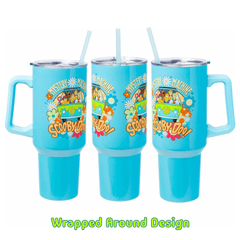 Scooby Doo Mystery Machine Stainless Steel Insulated Tumbler 40oz