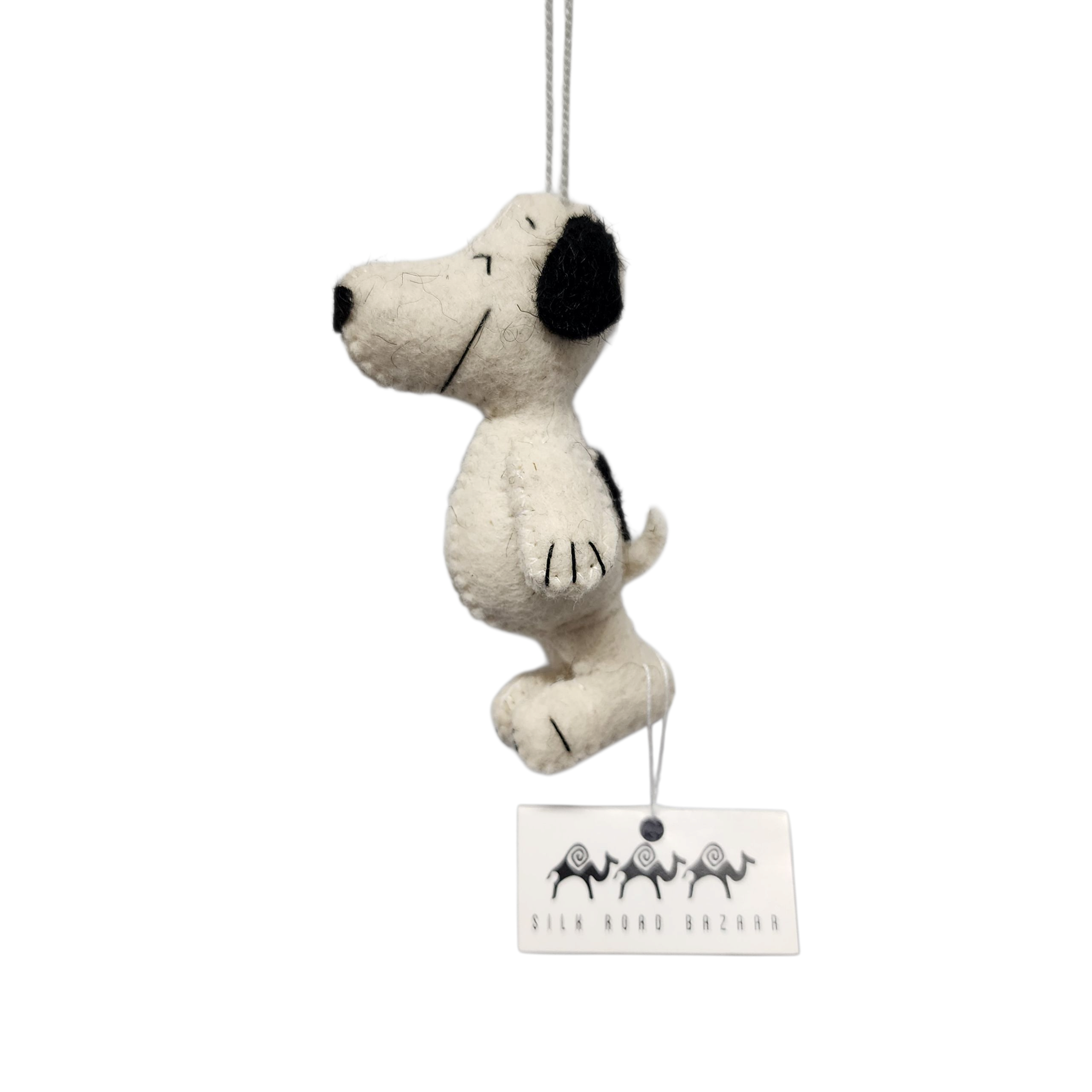 Snoopy Ornament | Handcrafted Felt Hanging Decor