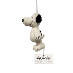 Snoopy Ornament | Handcrafted Felt Hanging Decor