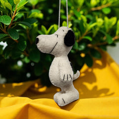 Snoopy Ornament | Handcrafted Felt Hanging Decor