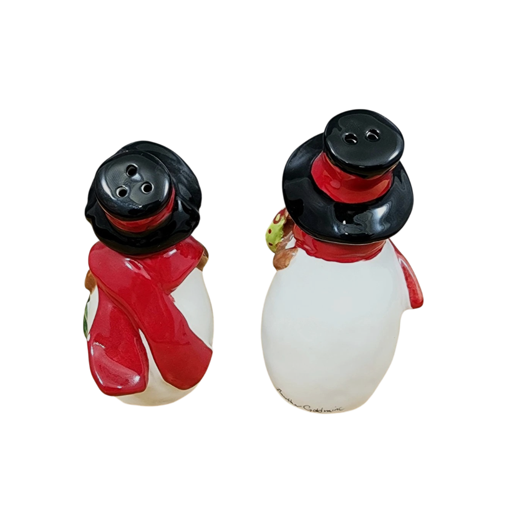 Snowman Salt and Pepper Shaker Set