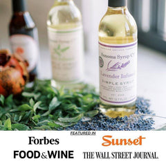 Sonoma Syrup Co Lavender Infused Simple Syrup, 12.7 Fl Oz for Coffee, Cocktails, and Cooking