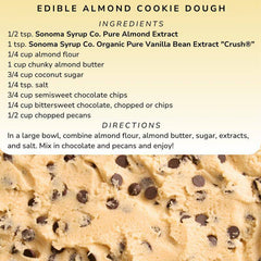 Sonoma Syrup Co Pure Almond Extract, 8 Fl Oz for Baking