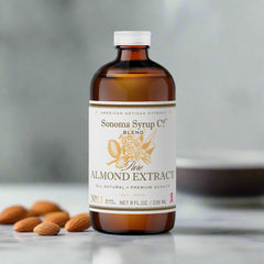 Sonoma Syrup Co Pure Almond Extract, 8 Fl Oz for Baking