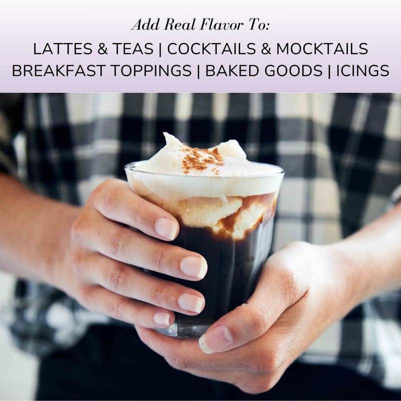 Sonoma Syrup Co Vanilla Hazelnut Syrup, 25.4 Fl Oz for Coffee, Cocktails, and Cooking