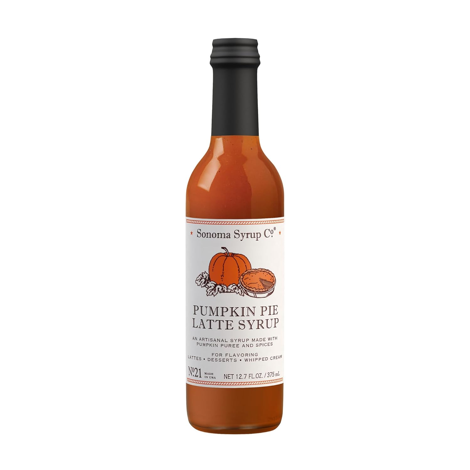 Sonoma Syrup Co. Pumpkin Pie Latte Syrup (12.7 oz)