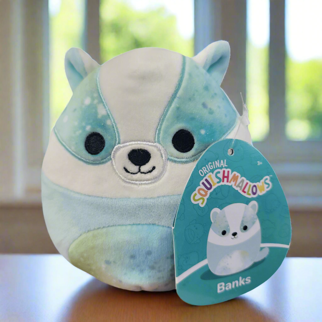 Squishmallows Banks the Badger Plush 5 Inch