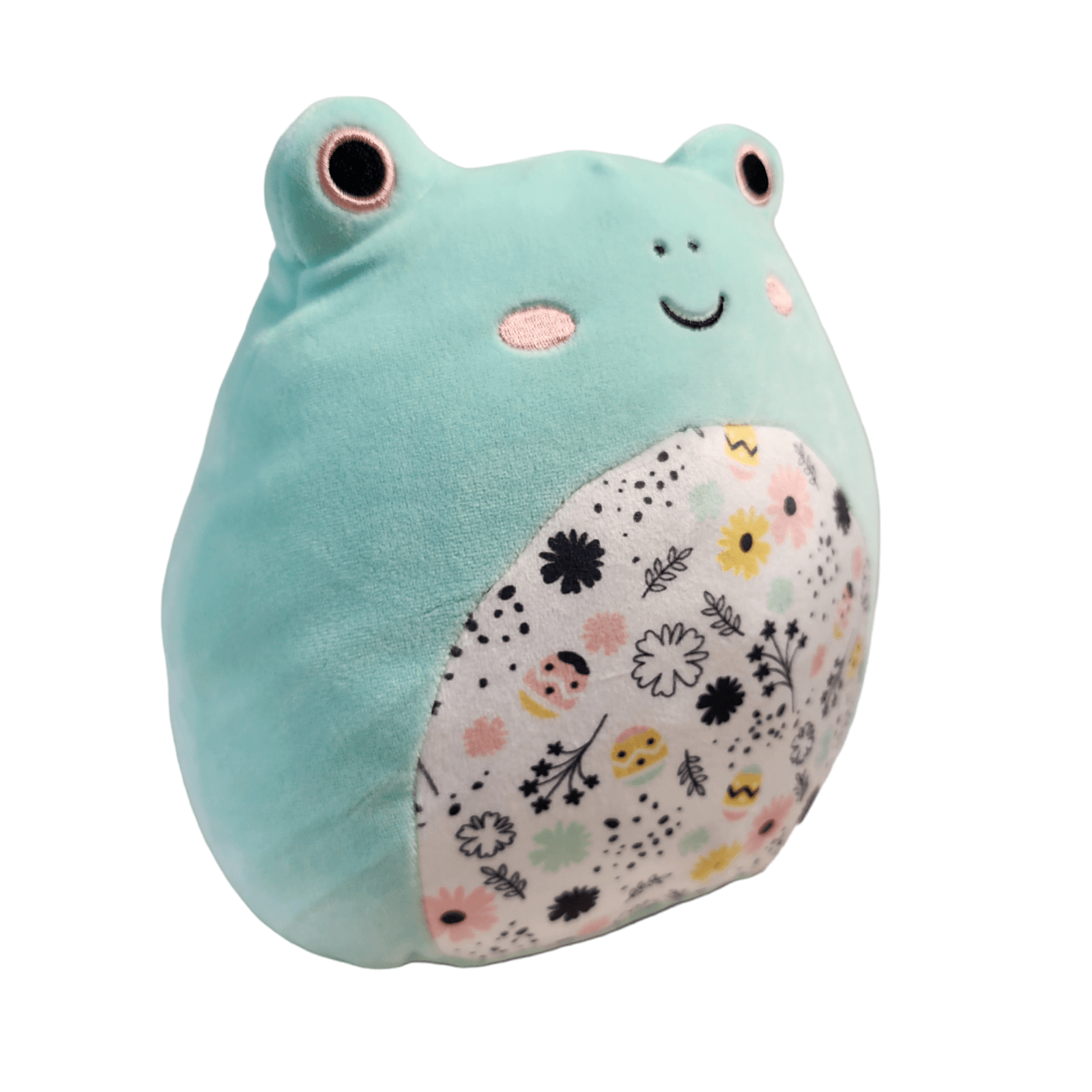 Squishmallows Fritz the Frog 8 in With Easter Floral Belly