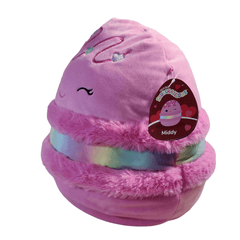 Squishmallows Middy the Macaron 14” Pink Plush Candy Heart Valentine