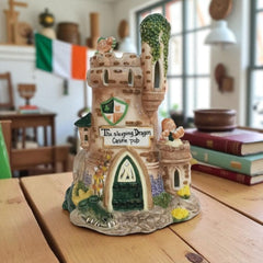 St. Patrick's Day Candle House | Sleeping Dragon Castle Pub