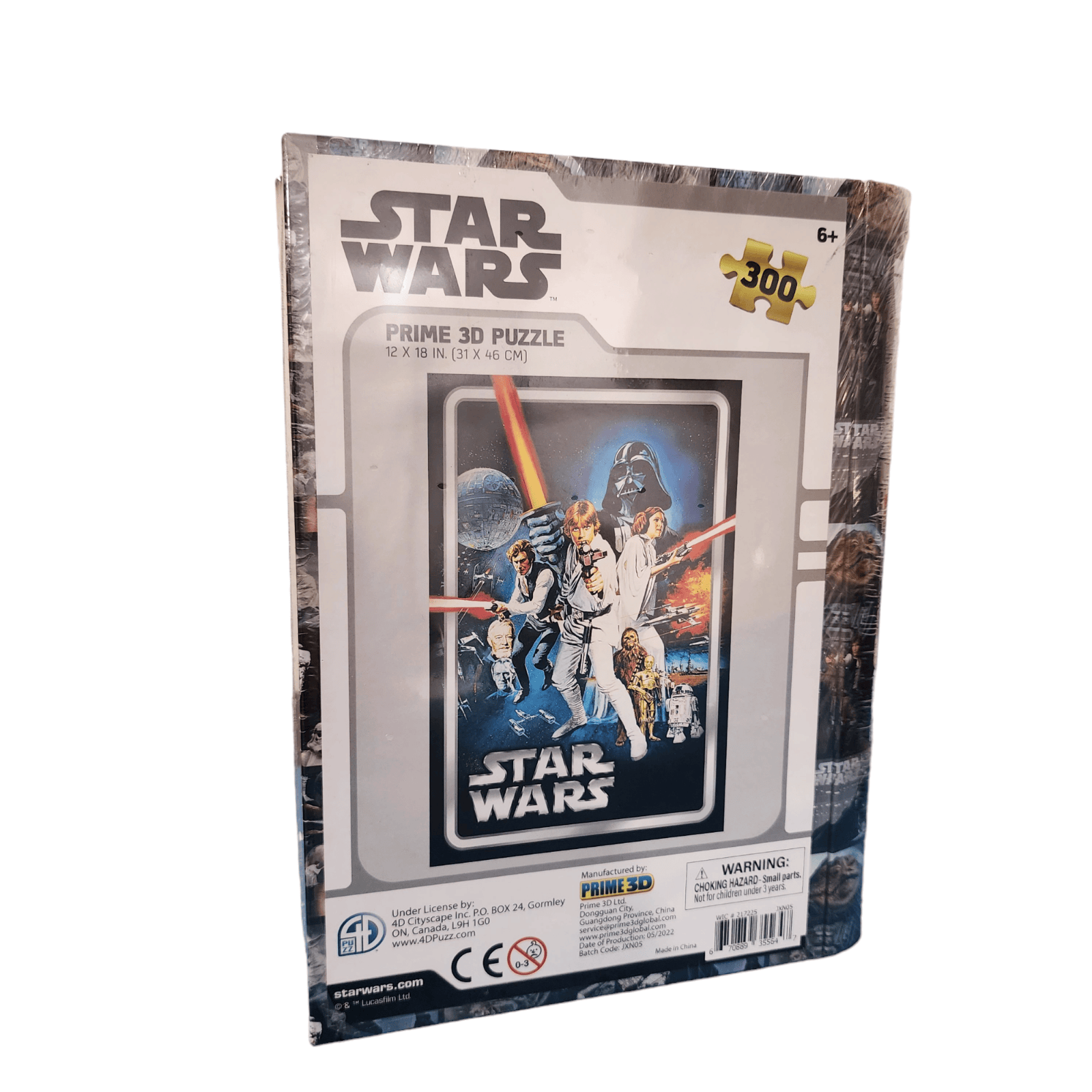 Star Wars 3D Puzzle 300 Pc Lenticular Jigsaw A New Hope Collector Metal Book Tin