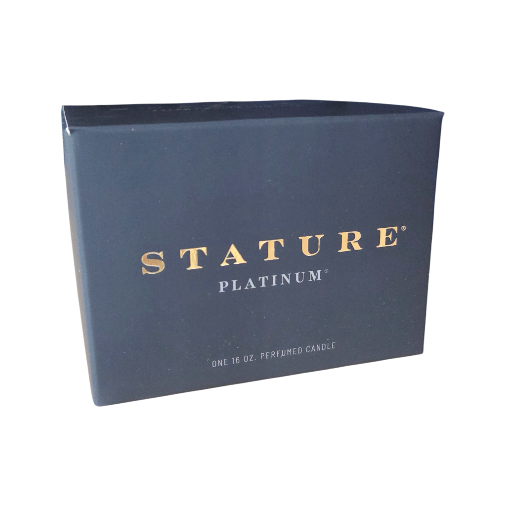 Stature Black Box Candle 16 oz | Platinum