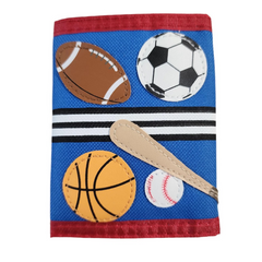 Stephen Joseph Kids Tri-Fold Wallet | Sports