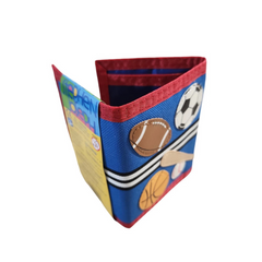 Stephen Joseph Kids Tri-Fold Wallet | Sports