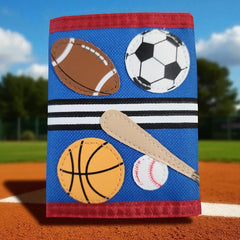 Stephen Joseph Kids Tri-Fold Wallet | Sports