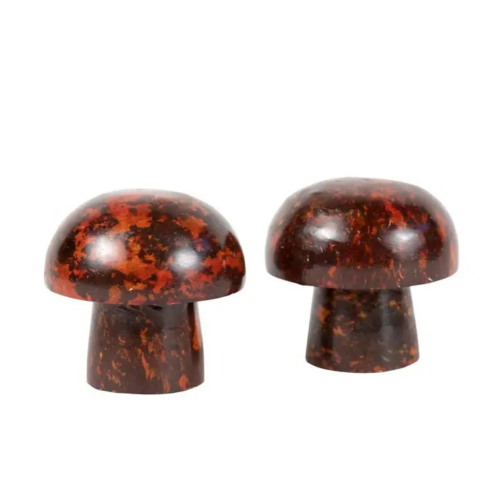 Stone Mushroom Salt & Pepper Shaker Set