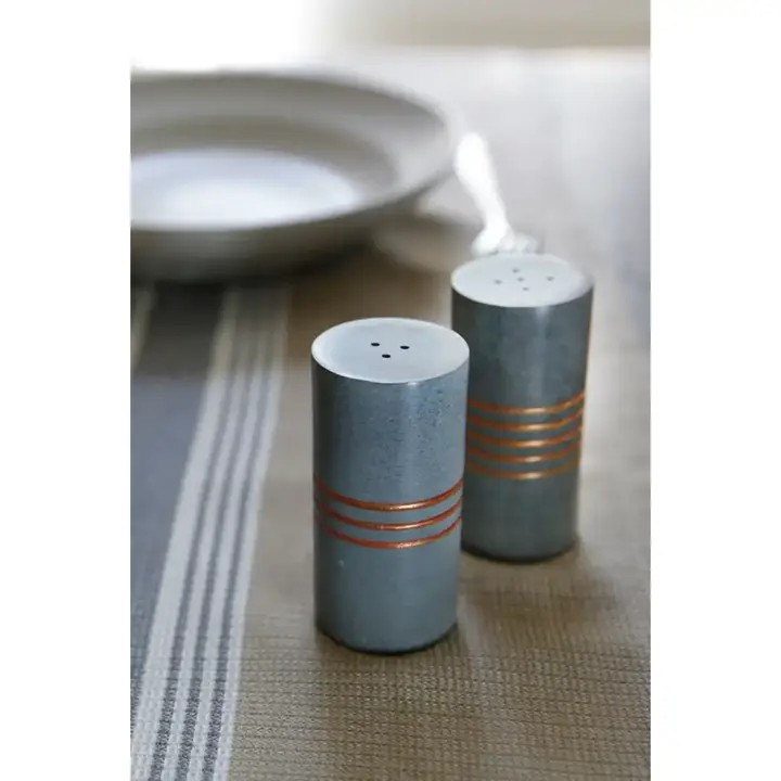 Stone Pillar Salt & Pepper Shaker Set