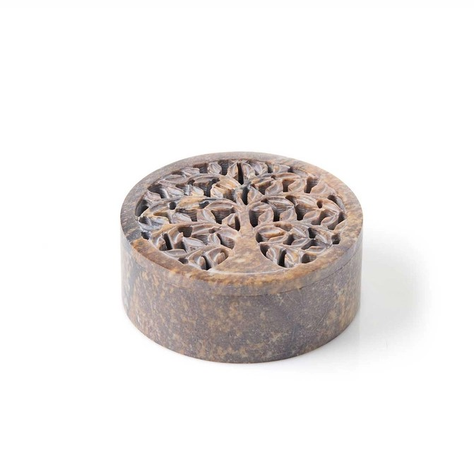 Stone Trinket Box | Tree of Life