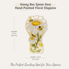 Sunflower & Honey Bee Spoon Rest