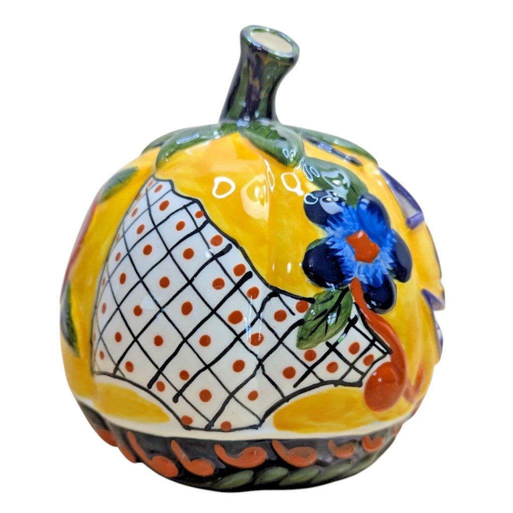 Talavara Pumpkin Tealight Candle House
